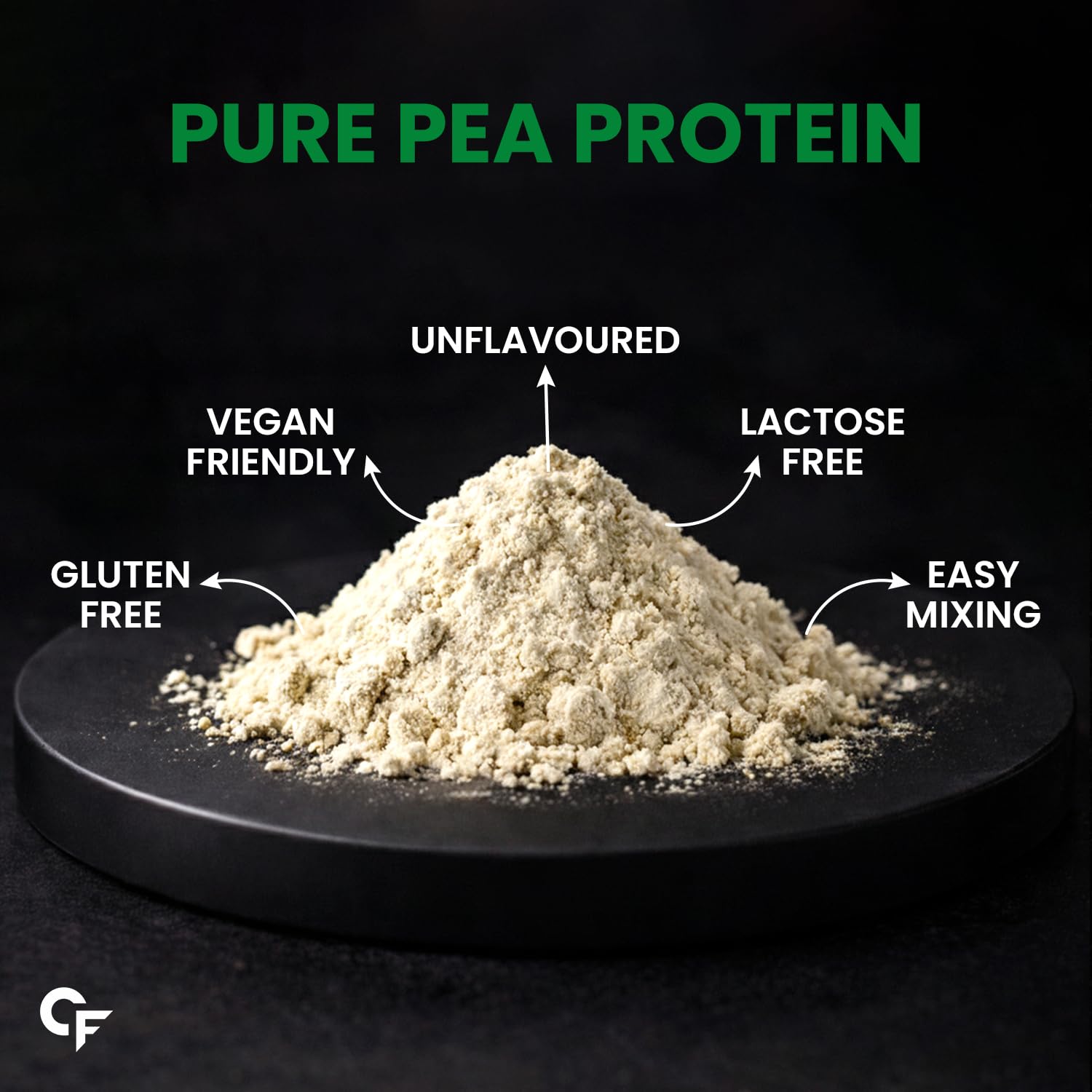Carbamide Forte Pea Protein Isolate 30Grams Per Serving | Plant Based Protein Powder Isolate With 4.8G BCAA | Unflavoured Plant Pea Protein Powder - 500Grams — Amazon image 8