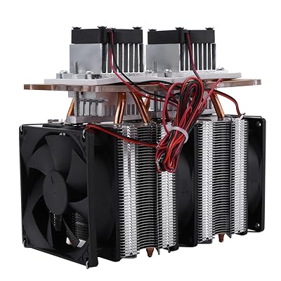 Peltier Air Cooler DC 12V Thermoelectric Semiconductor Refrigeration Dehumidification Equipment DIY Kit 144W 15A for Small Refrigerators Air Conditioners Pet