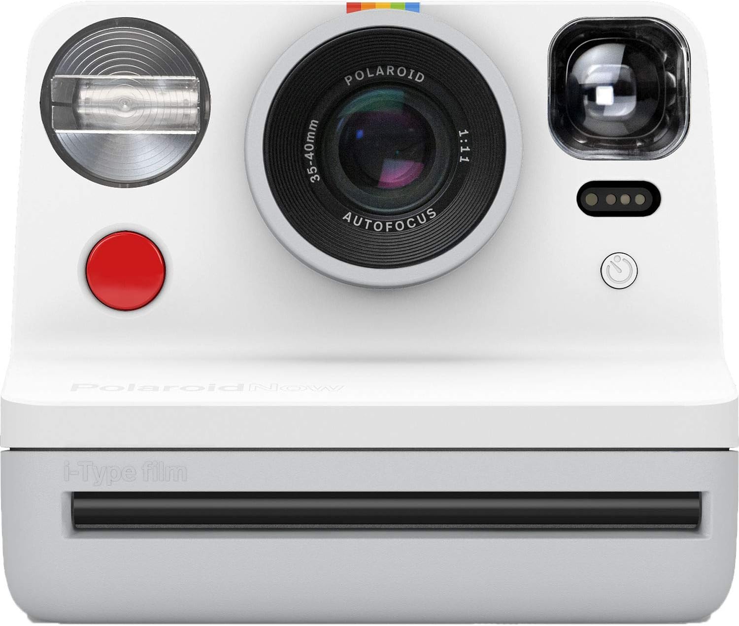 Polaroid Now i-Type Instant Film Camera (White) + Polaroid Color Film Bundle image 3
