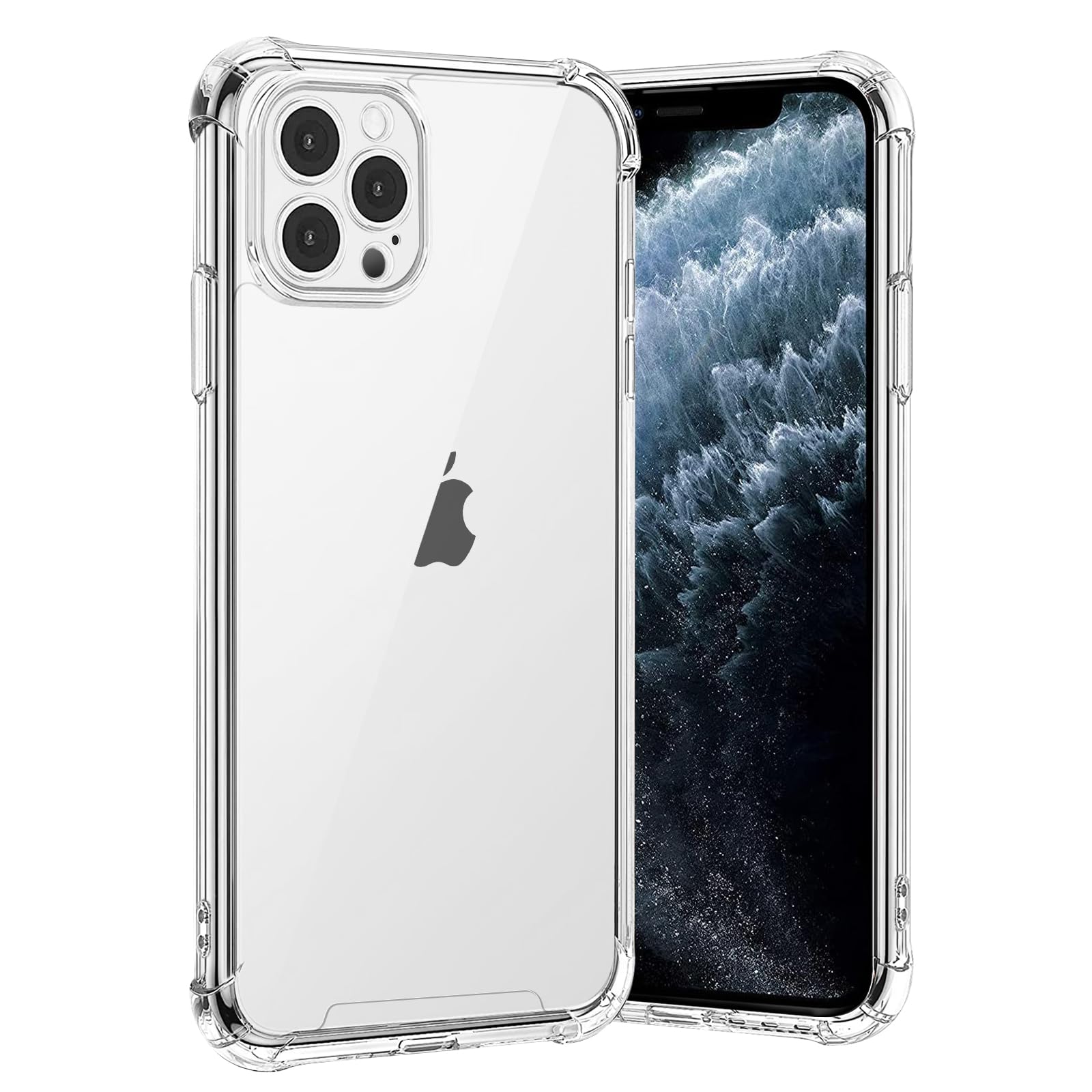 Custodia Trasparente Antiurto Per IPhone 13 - Anti-gialla, Antigraffio E Compatibile Con Ricarica Wireless