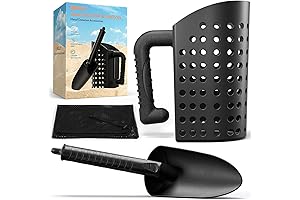 Sand Scoop & Shovel: Essential Rock Hunting Tools for Kids and Adults