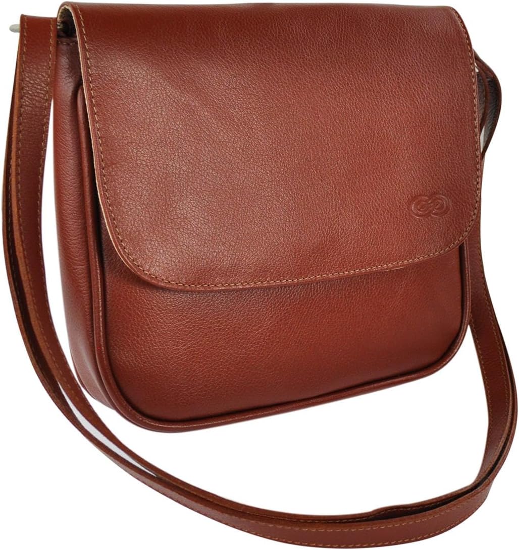 Bolsa Transversal Feminina VENEZA em Couro