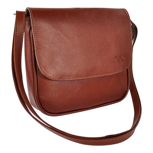 Bolsa Transversal Feminina VENEZA em Couro