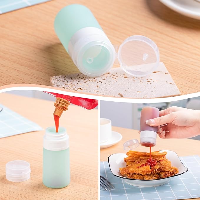 8-Pack Envases para Aderezo 2oz y 1.6oz para Ensaladas miniatura 5