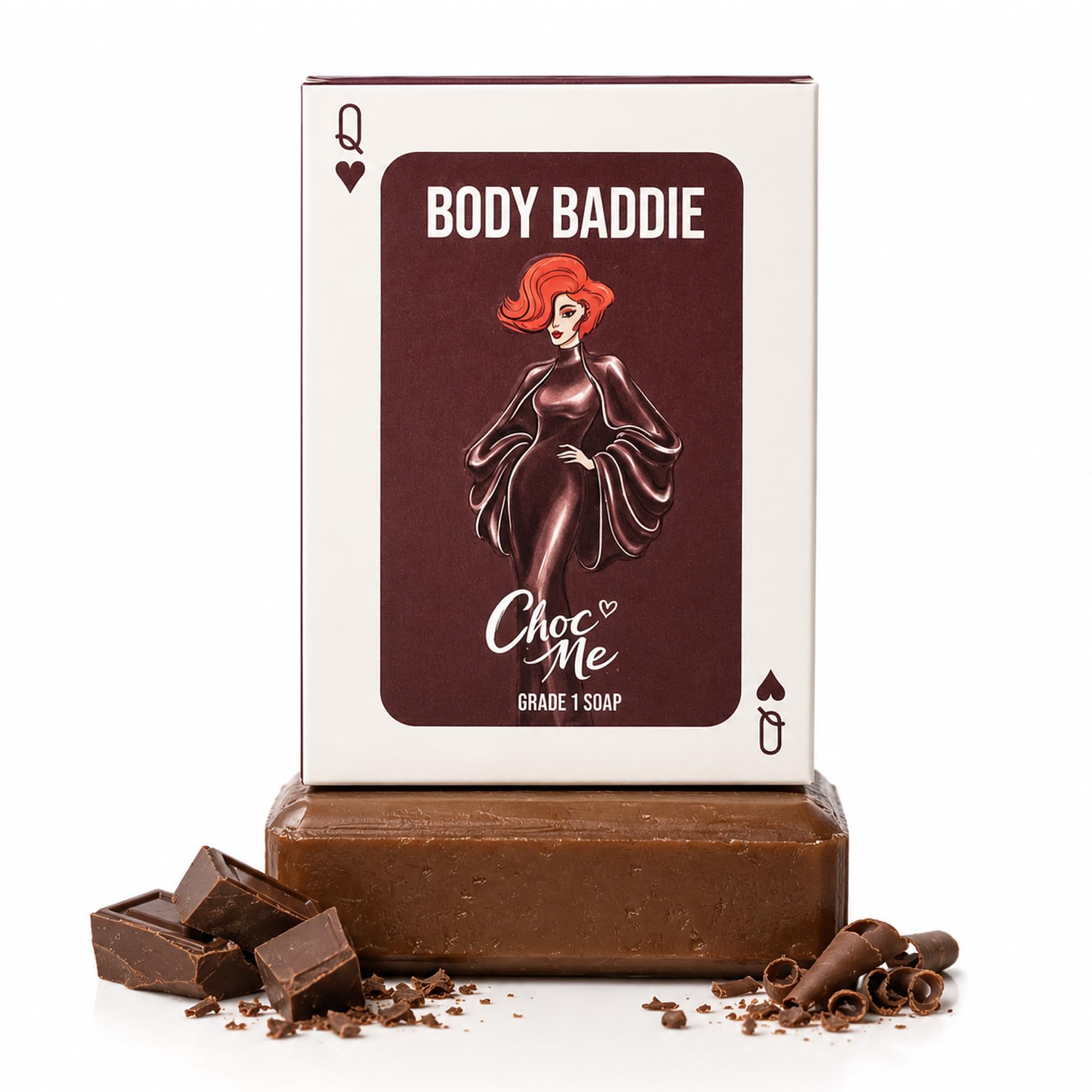 Choc Me Grade 1 Bath Soap for Women | 76%+ TFM Premium Cocoa Butter Chocolate Soap | Deep Moisturising Bathing Bar for Dry Skin | Chocolate Essential Oil Fragrance | (1, 100g)-image-15