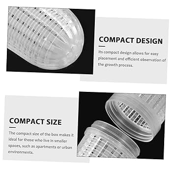 Amazon | COOLHIYA 10個螺纹饵料 蚯蚓飼 ボックス 機 な 成