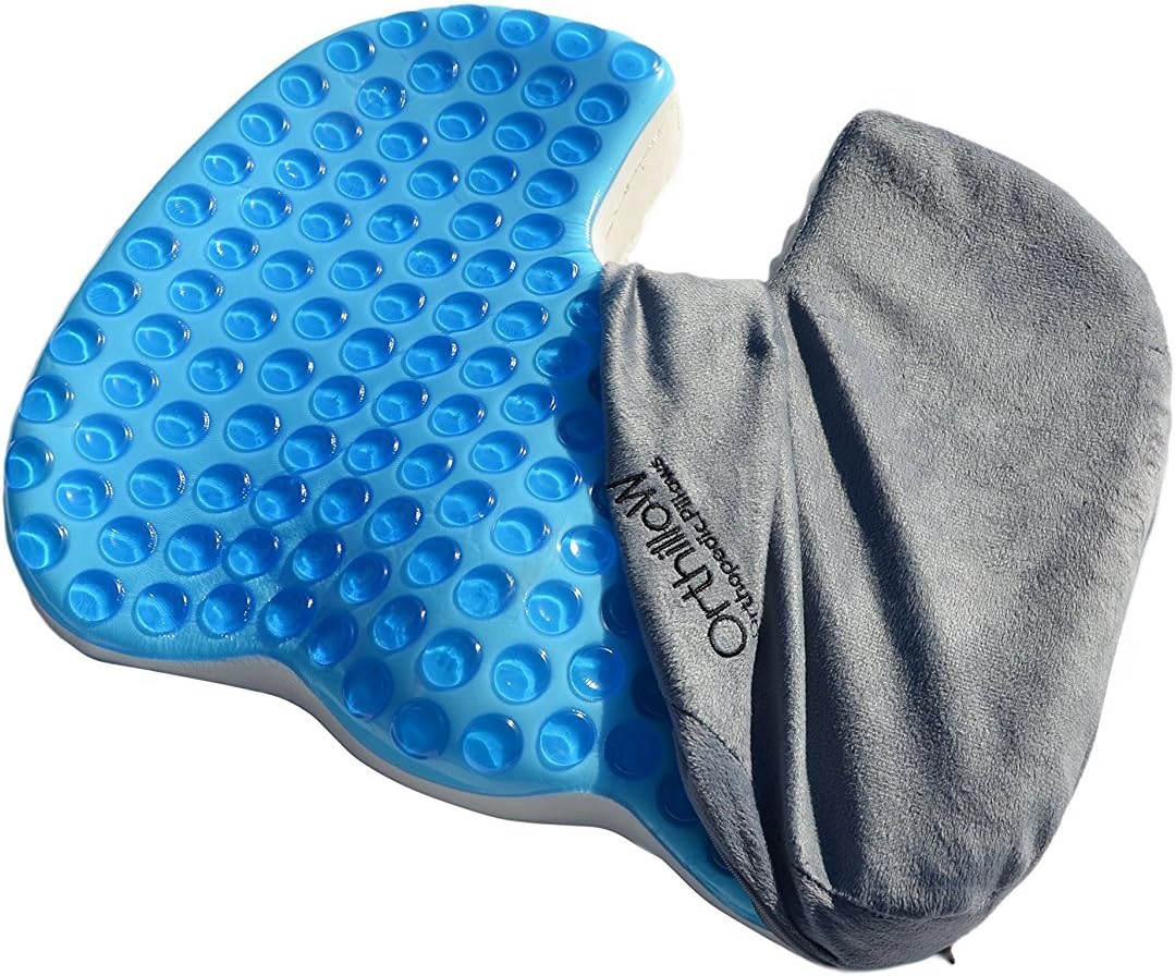 U shaped Seat Cushion. Orthopedic Comfort Foam helps Coccyx, sciatica, Tailbone Support, Lower back pain. Promotes healthy spine posture. Versatile Uses Like patio chair, Maternity, Car, Travel.