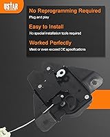 Vista 6 de USTAR Actuador de pestillo de maletero 931-714 para Chrysler 300 2005-2018 Dodge Charger 2008-2018 Dodge Challenger 2005-2018 Dodge Dart 2008-14
