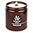 Hemlock Park Crackling Wood Wick Candle Handcrafted with Natural Coconut Wax (Large 16 oz, Bergamot Cedar)
