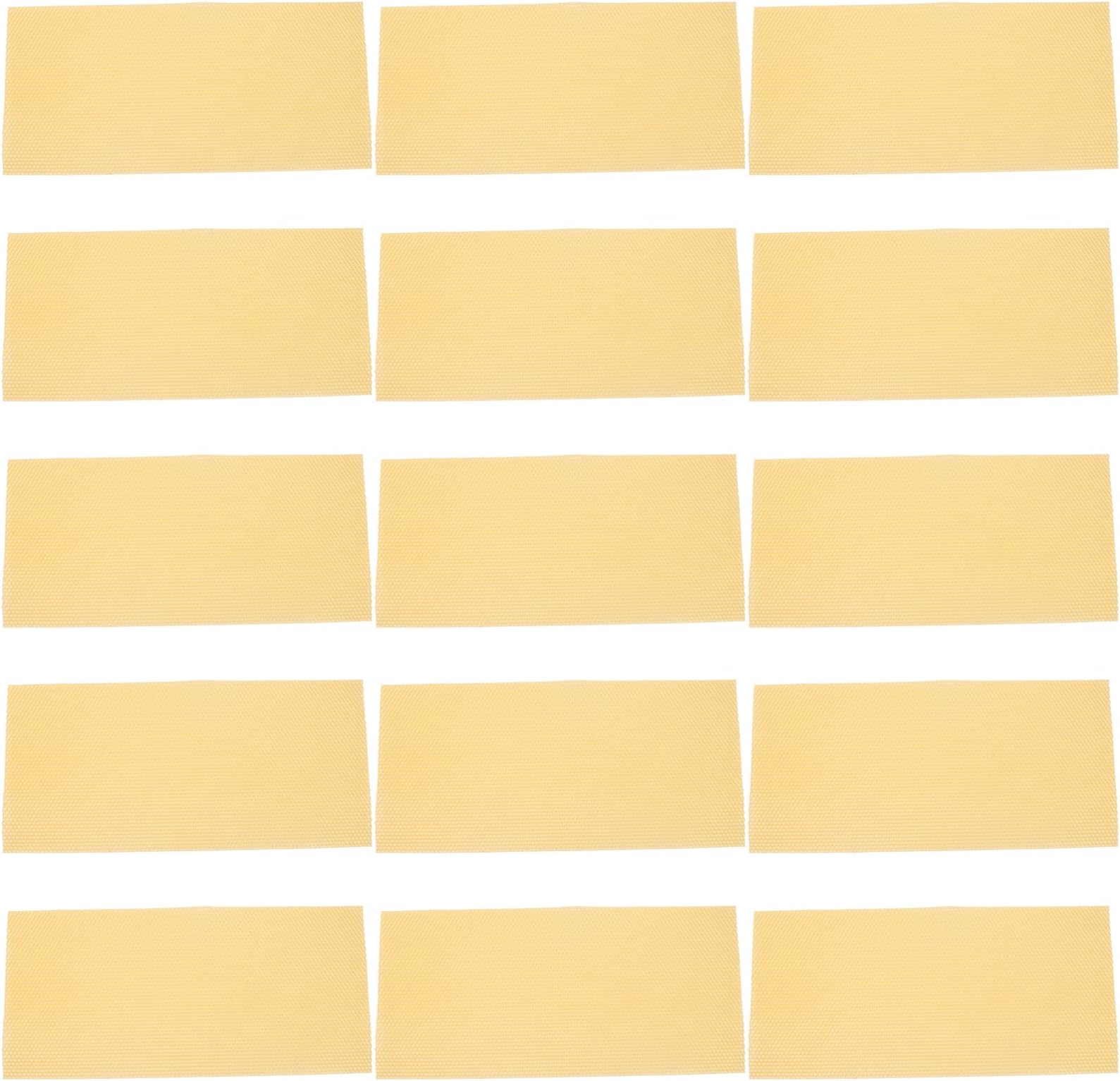 Happyyami30pcs beehive wax frame beehive frames and foundation kit beekeeper supplies beehive foundation plate bee hive beekeeping wax foundation waxed Chinese bee beeswax deep room