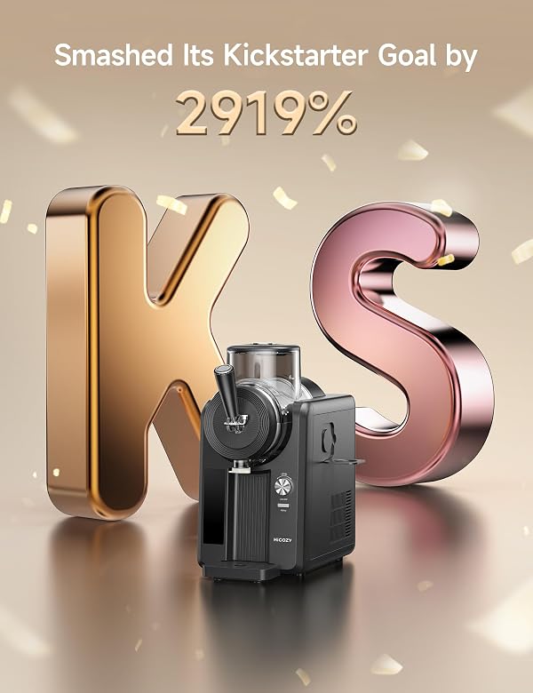 HiCOZY F3 Slushie Machine & Soft Serve Ice Cream Machine, No Ice Needed, Self-Cleaning, 5 Presets for Soft Serve, Frozen Drink, Milk Shake, Margaritas, Frappés and More by Hicozy - Image 2