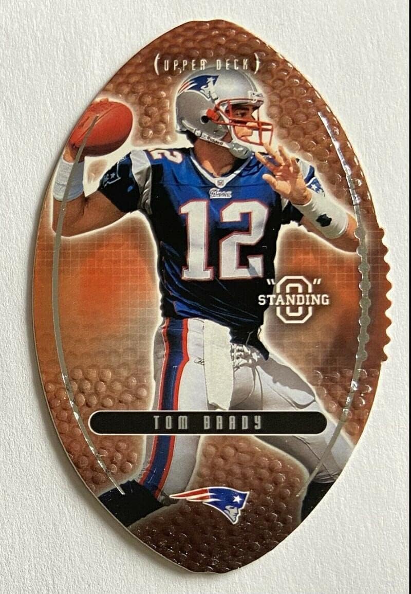 Football Trading Card NFL 2003 Upper Deck Standing O #12 Tom Brady NM Near Mint Patriots