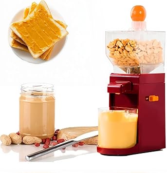 Electric Peanut Butter Machine, Commercial Nut Butter Grinder, Sesame Paste & Peanut Butter Making Machine, Food Processor for Home Kitchen