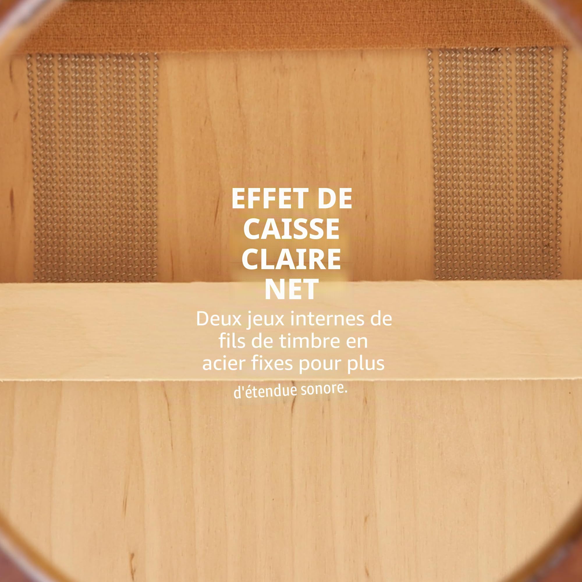Meinl Percussion Snarecraft Cajon Instrument – Grand Cajon avec 2 Cordes pour le timbre – Bouleau, Naturel (SC100AB-B)