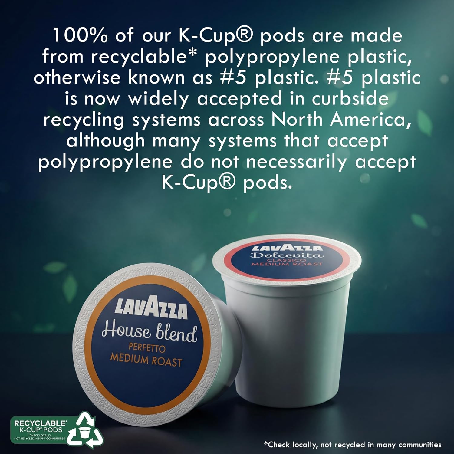 Lavazza K-Cup Coffee Pods Variety Bundle for Keurig Brewers – Light & Medium Roast, Single-Serve K-Cup Coffee Pods, 40 Count Assorted Flavors (20 Dolcevita Classico & 20 House Blend Perfetto)