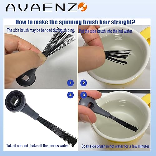 Miniatura 6 de Kit de accesorios de repuesto compatible con Shark IQ RV1001AE AV911S EZ AV1010AE RV1000 RV1001 AV970 AV993 AV1002AE Aspiradoras Autolimpiables