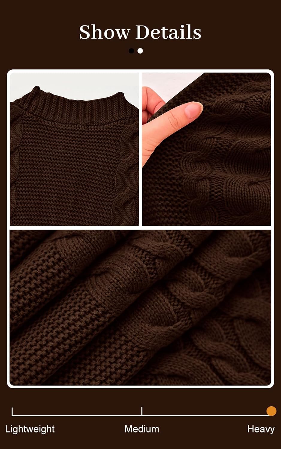 PRETTYGARDEN Long Sleeve Open Front Chunky Cardigan Sweaters for Women Cable Knit Long Cardigans Spring Outfits with Pockets - Image 5