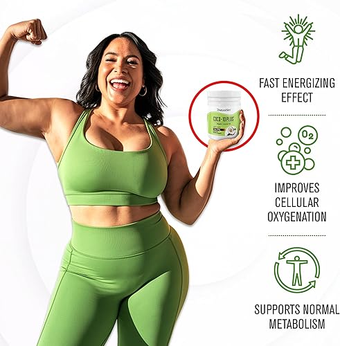 Miniatura 3 de NaturalSlim Coco-10 Plus  Mezcla de aceite de coco orgánico y coenzima Q10 Co Q 10 ubiquinona  Mejora la salud ayuda a aumentar la energía y apoyo a