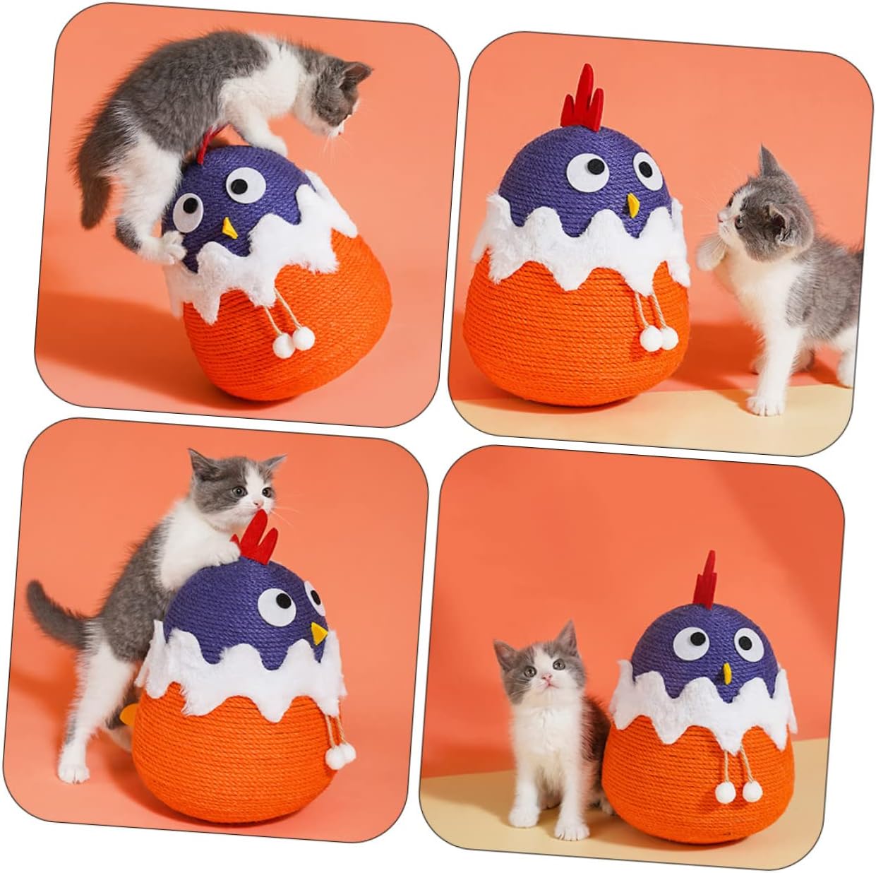 Kisangel Cat Teasing Toy Interactive Cat Scratch for Indoor Fun Unique Design for Grinding Keeps Pets Engaged and Healthy for Playtime Activities