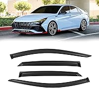 Vista 374 de Visera de ventana para Chevy Silverado 1500/GMC Sierra 1500/Avalanche/Suburban Crew Cab 2007-2013, protectores de lluvia, deflector de ventilación