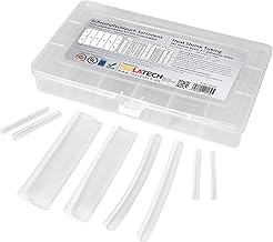 142 Pieces 3:1 Transparent Heat Shrink Tube with Inner Glue Total Length 8.3m in a Handy Box ISOLATECH