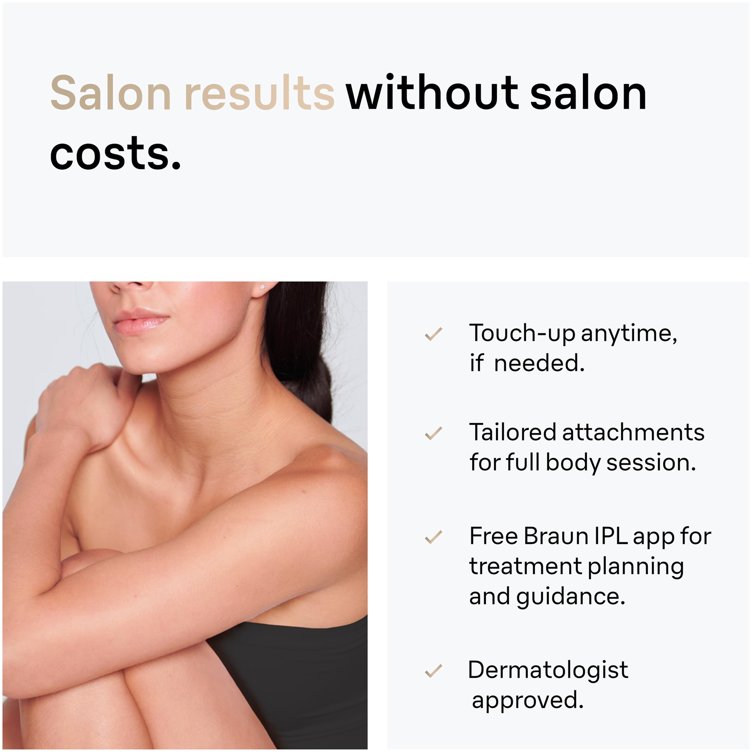 Braun IPL Silk-Expert Pro 5 at Home Hair Removal WhiteGold PL5137 | Alternative for Laser Hair Removal Includes Pouch Venus Razor Precision Head 2 Years of Smooth Skin Gift for Women product thumbnail 7