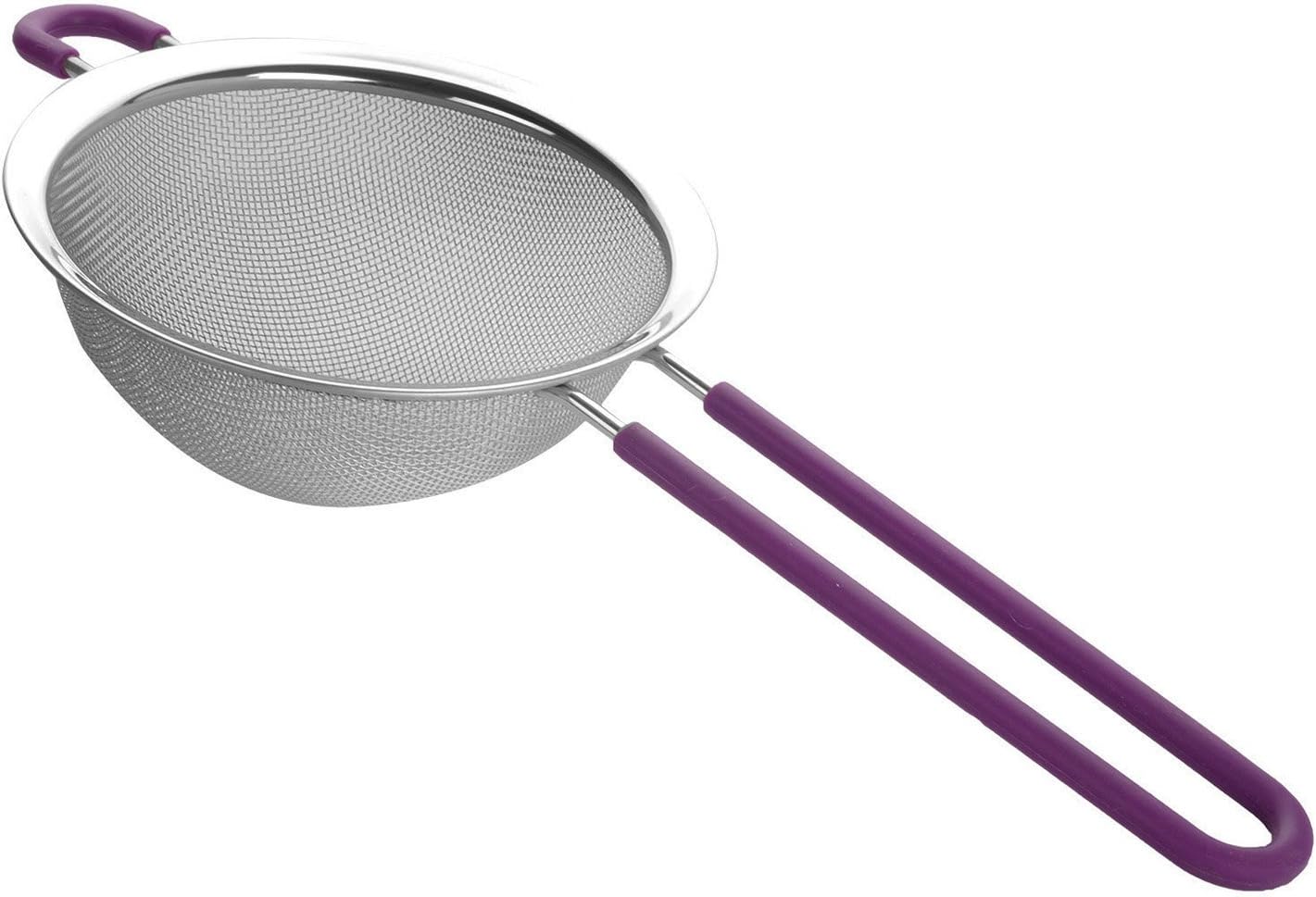 Petals 14cm Juice and Soup Strainer, Purple Colour