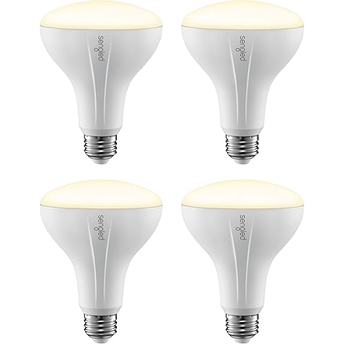 Sengled Smart Bulb, Zigbee Hub Required, Smart Light Bulb Works with Alexa, Google Home, SmartThings, Homekit and Siri, BR30 Dimmable Flood Light Bulb for Cans, Soft White 2700K, 650 LM, 9W, 4 Pack