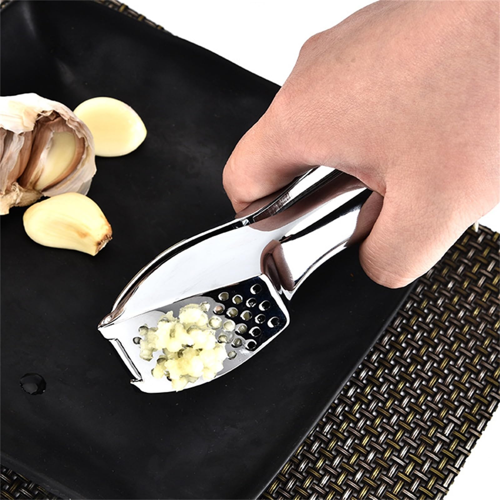 ArinkO Kitchen Essential: 3-in-1-Knoblauchpresse und Fleischwolf, das ultimative Knoblauchwerkzeug