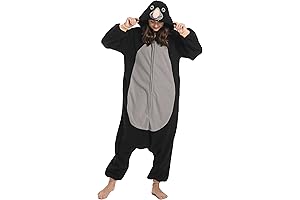 DarkCom One Piece Unisex Adult Pajamas Animal Onesie Women Men Sleepwear Cosplay Halloween Costume Christmas