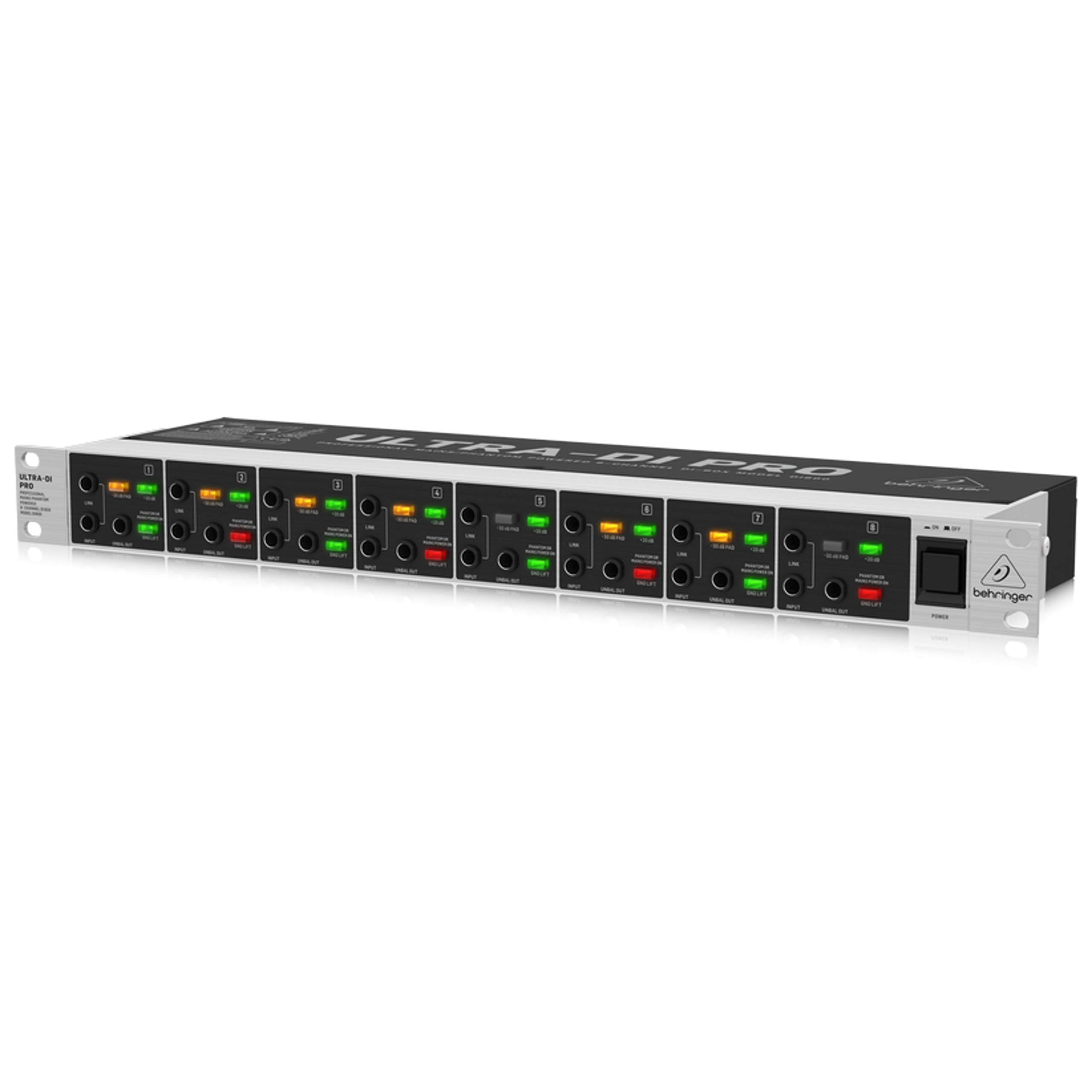 配信機器・PA機器・レコーディング機器 BEHRINGER / DI800 Amazon | べリンガー DI ダイレクトボックス 8ch ULTRA-DI PRO DI800