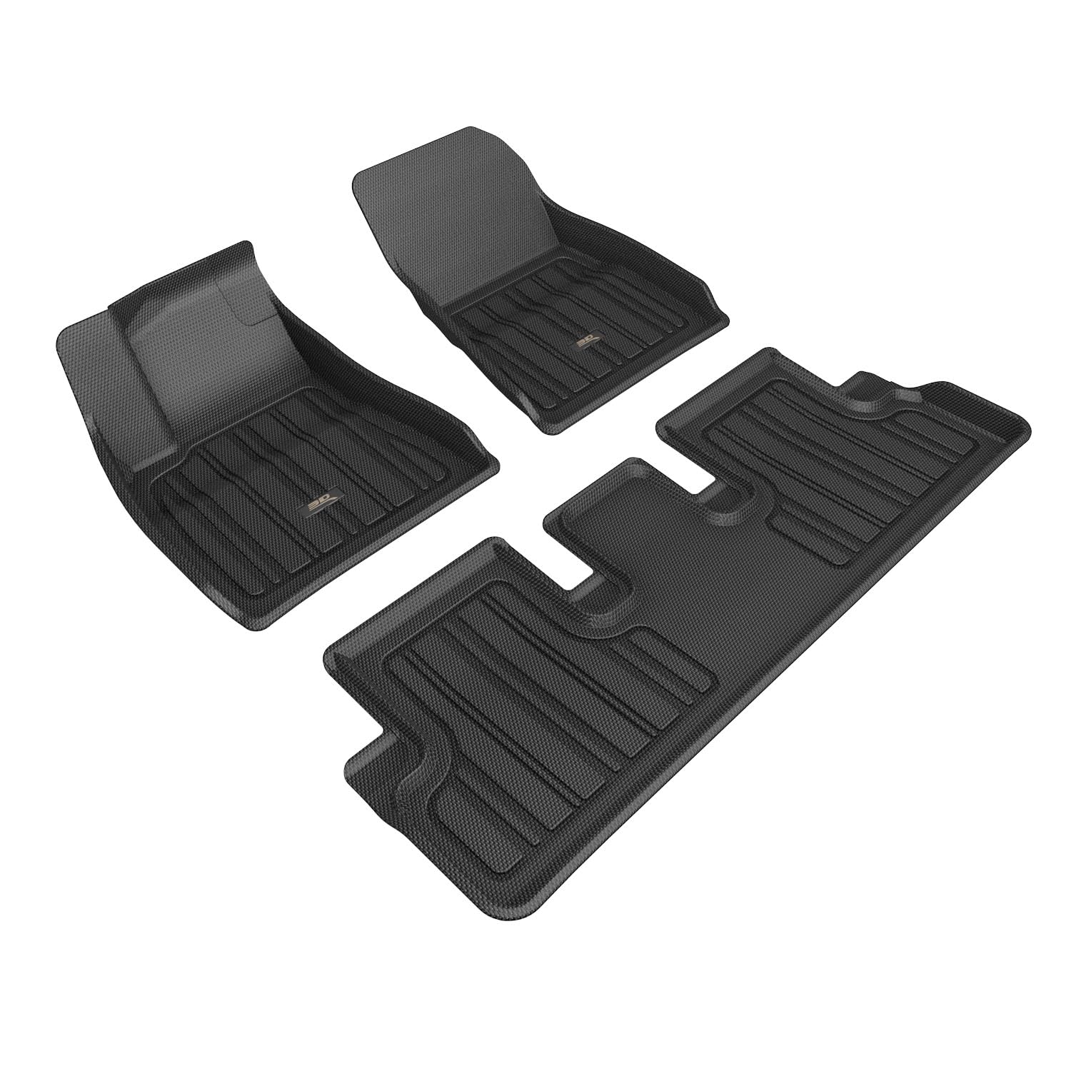 3D MAXpiderCustom Fit Elitect Floor Mat (Black) Compatible with Tesla Model 3 Highland 2024-2025 - Full Set