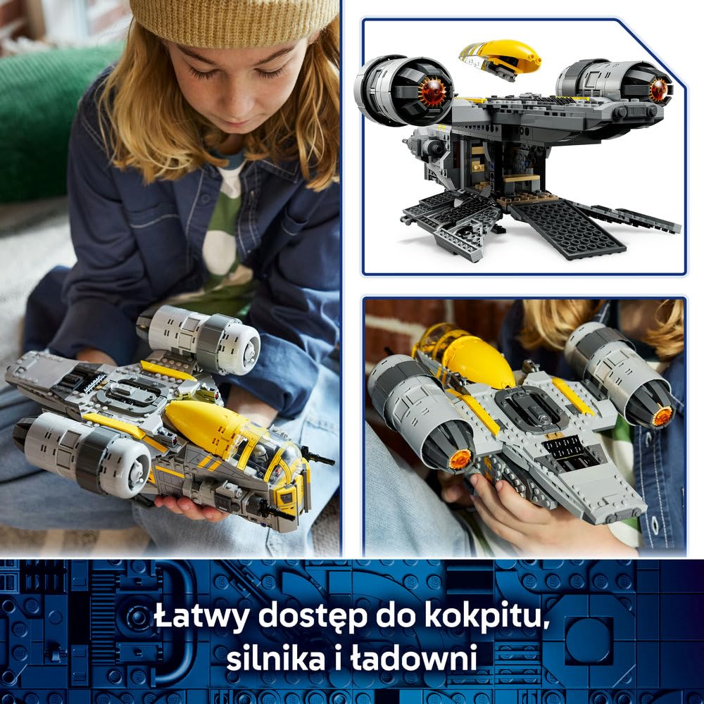 LEGO Star Wars Brzeszczot 75447 | Statek kosmiczny, zabawka dla 10-latka, prezent Star Wars dla dzieci, klocki dla chłopca i dziewczynki, 930 elementów