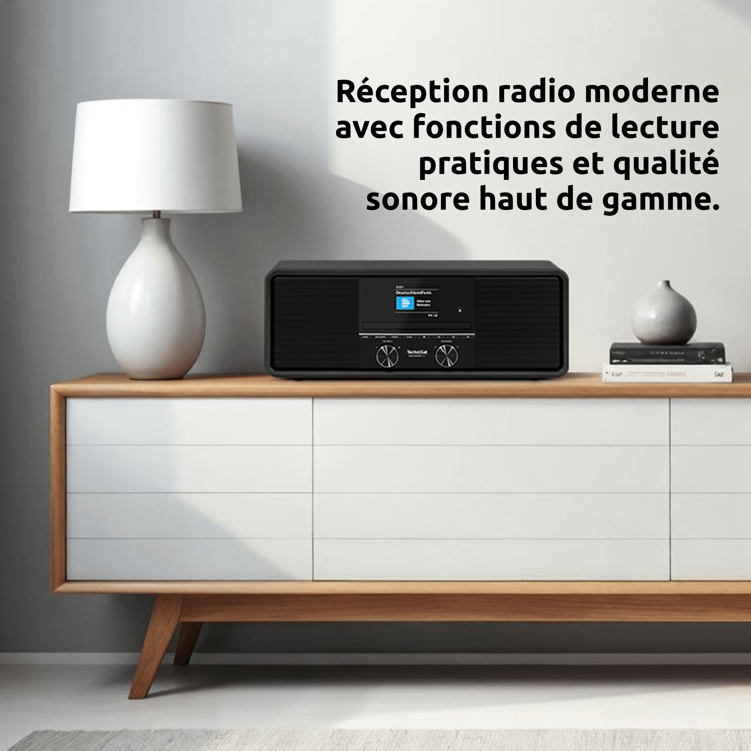 TechniSat DIGITRADIO 330 - Radio stéréo Dab+ FM avec Lecteur CD
