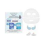 Freeman 4 Piece Hydrating Face Mask Set - Clean Moisture & Glow Sheet Mask Kit With Under Eye Patches, Dermatologist Tested Skincare For Dry or Sensitive Skin, Travel Friendly