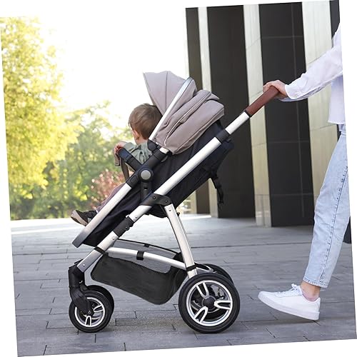 Miniatura 4 de TOYANDONA Cesta inferior para cochecito de bebé, bolsa de almacenamiento de tela Oxford, ahorro de espacio, ligera para uso diario