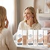 Intelligent Color Correcting Foundation,Face Primer for Mature Skin Face Foundations,Color Changing Foundation Makeup | Long-lasting Natural Finish Brighten Tone Beauty (Medium)
