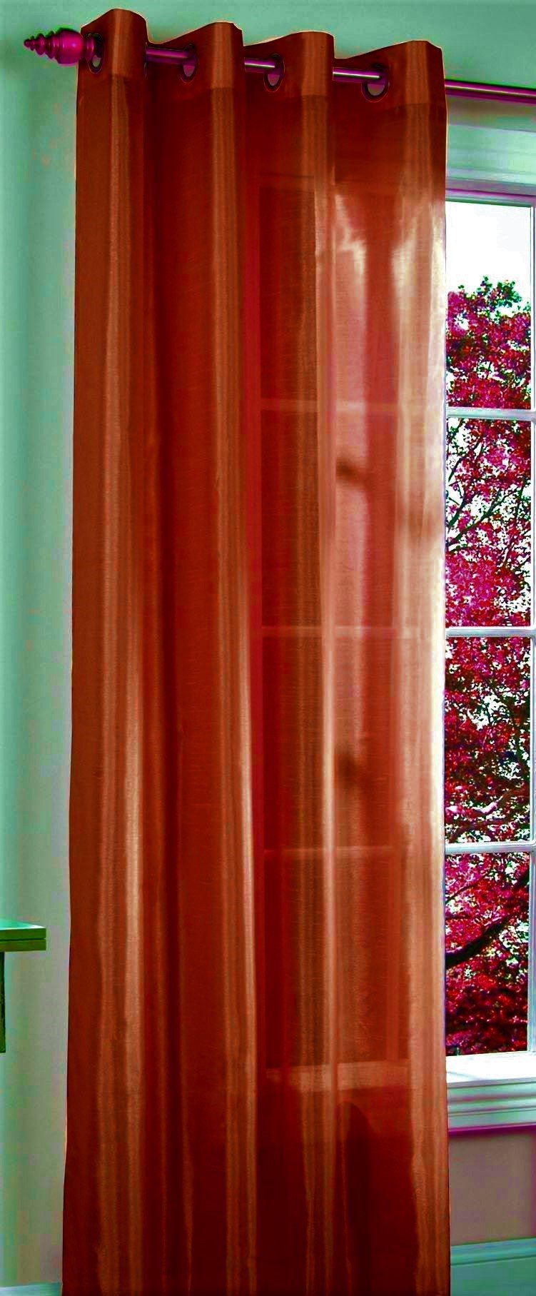 Rust Colored Sheer Curtains Curtains & Drapes 2023