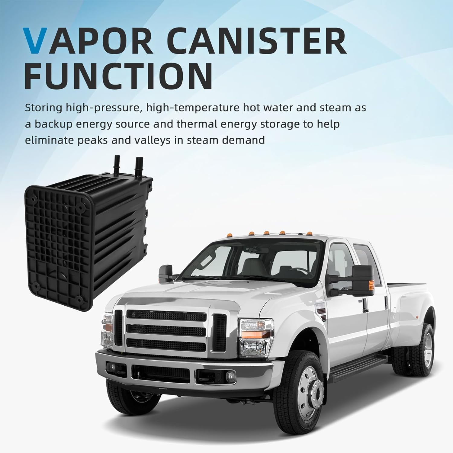 911-380 Vapor Canister Compatible with 2000-2019 Ford F150 F250 F350 F450 F550 E150 E250 E350 E450 E550 Econoline Wagon,2010 Lincoln Mark