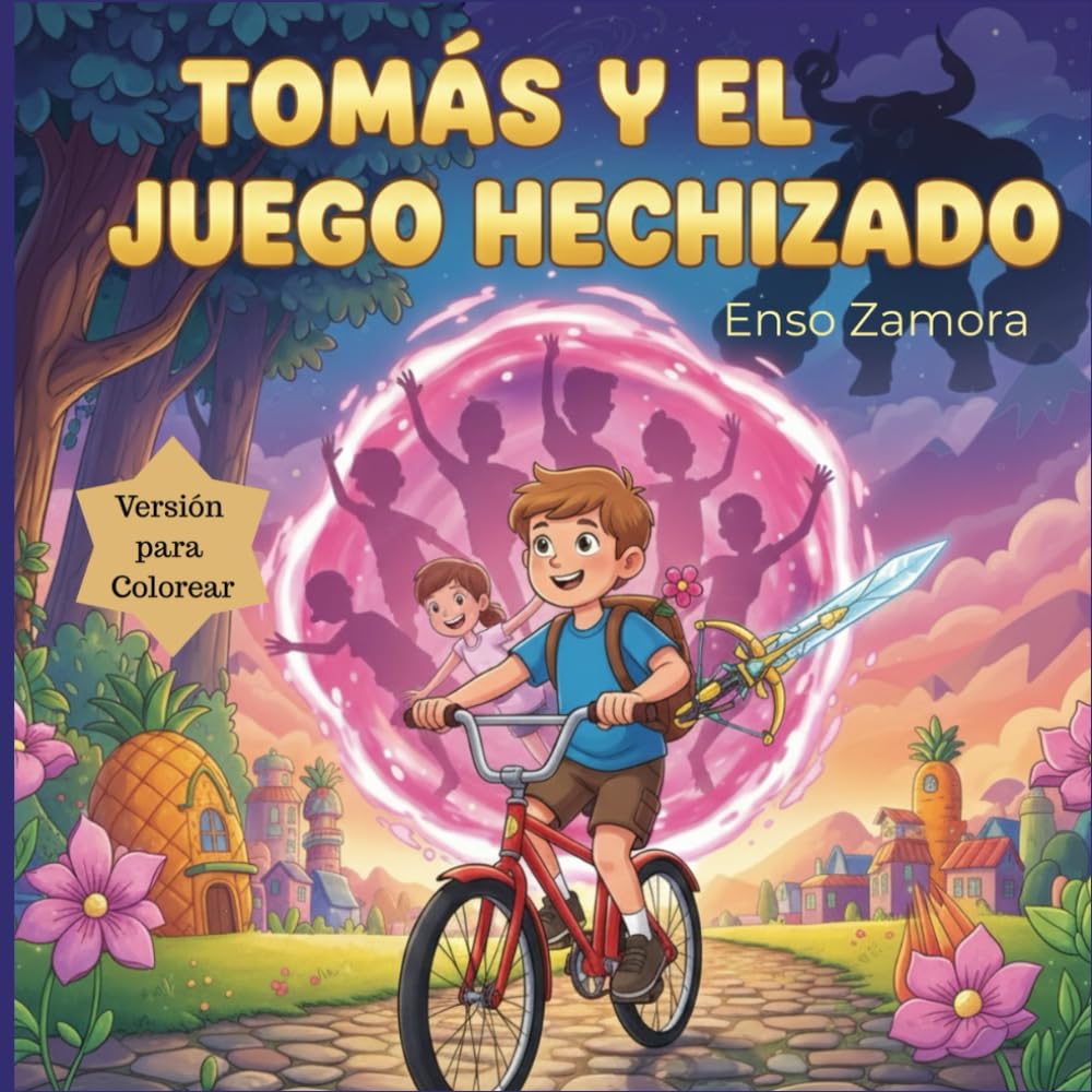 Tomás y el Juego Hechizado: Versión para Colorear