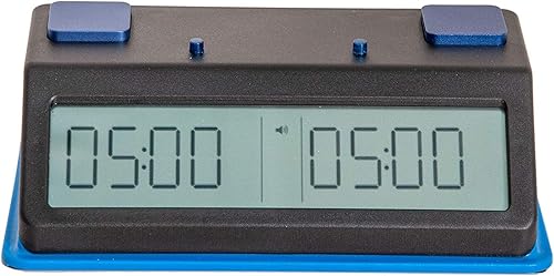 Miniatura 9 de TapNset - Reloj de ajedrez profesional (pulsadores, azul)