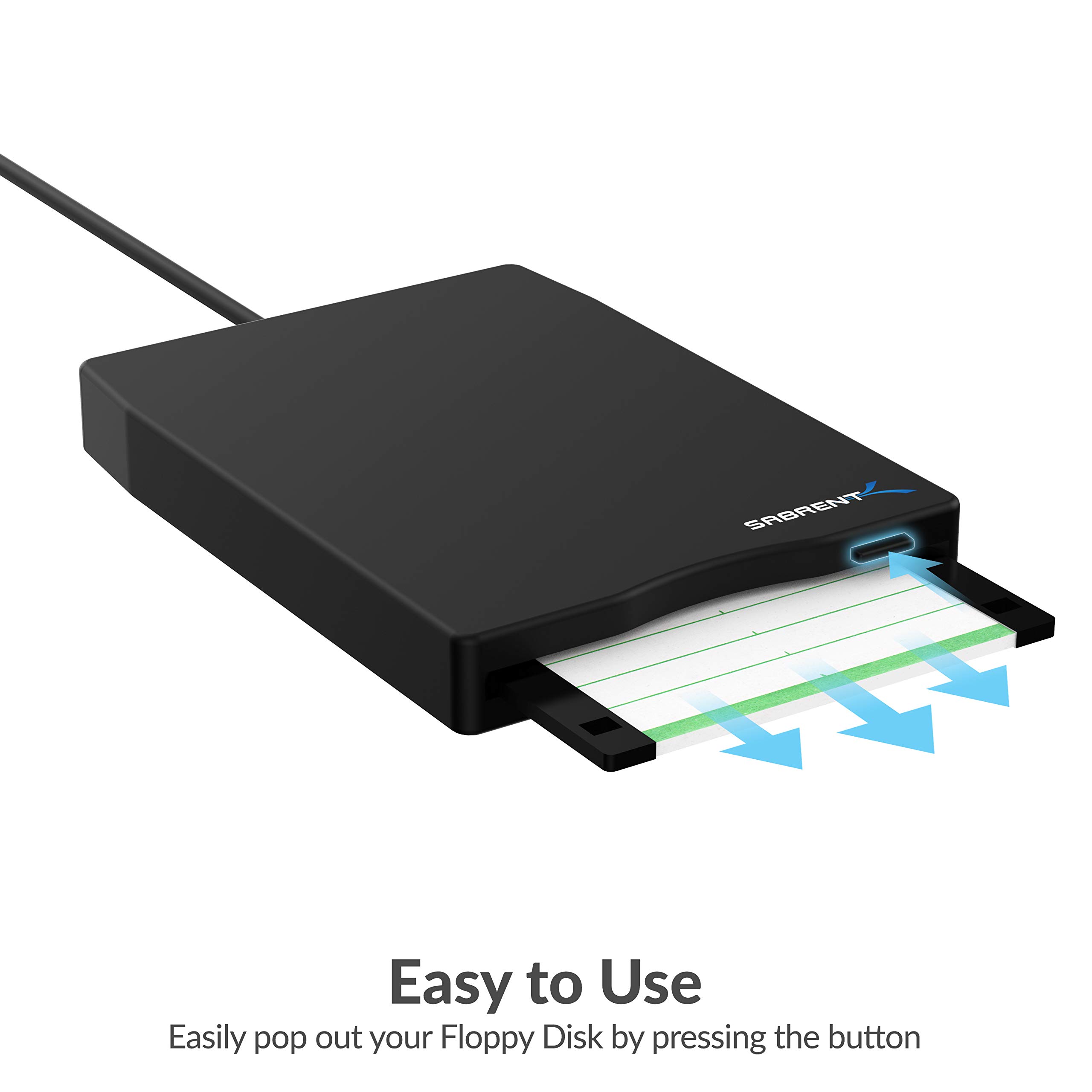 Sabrent External USB 1.44 MB 2X Floppy Disk Drive (FLUDRV) Buy Online
