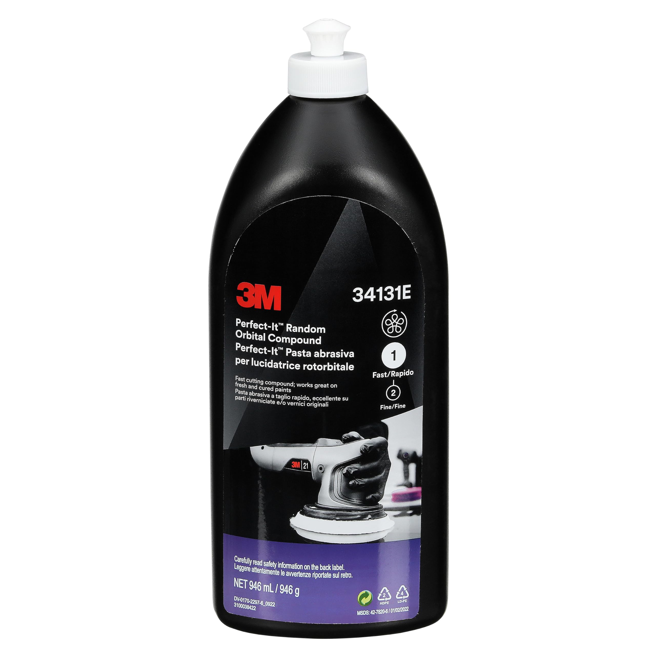 3M Perfect-It Liquide de polissage pour système roto-orbital, 946 ml, 34131E