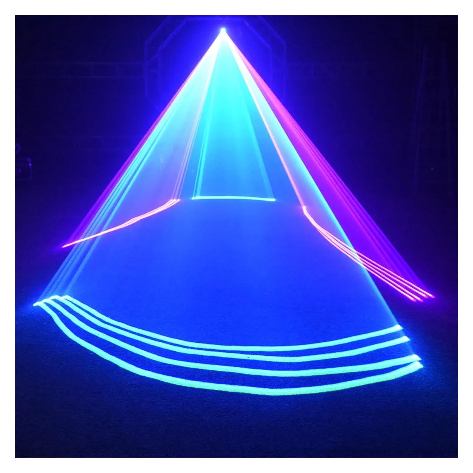 Illuminazione da Palco, 3W Scansione 3D Luce Da Palcoscenico Festa Di Nozze Dispositivo Professionale Club DJ Discoteca Animazione Proiettore A Fascio Forte