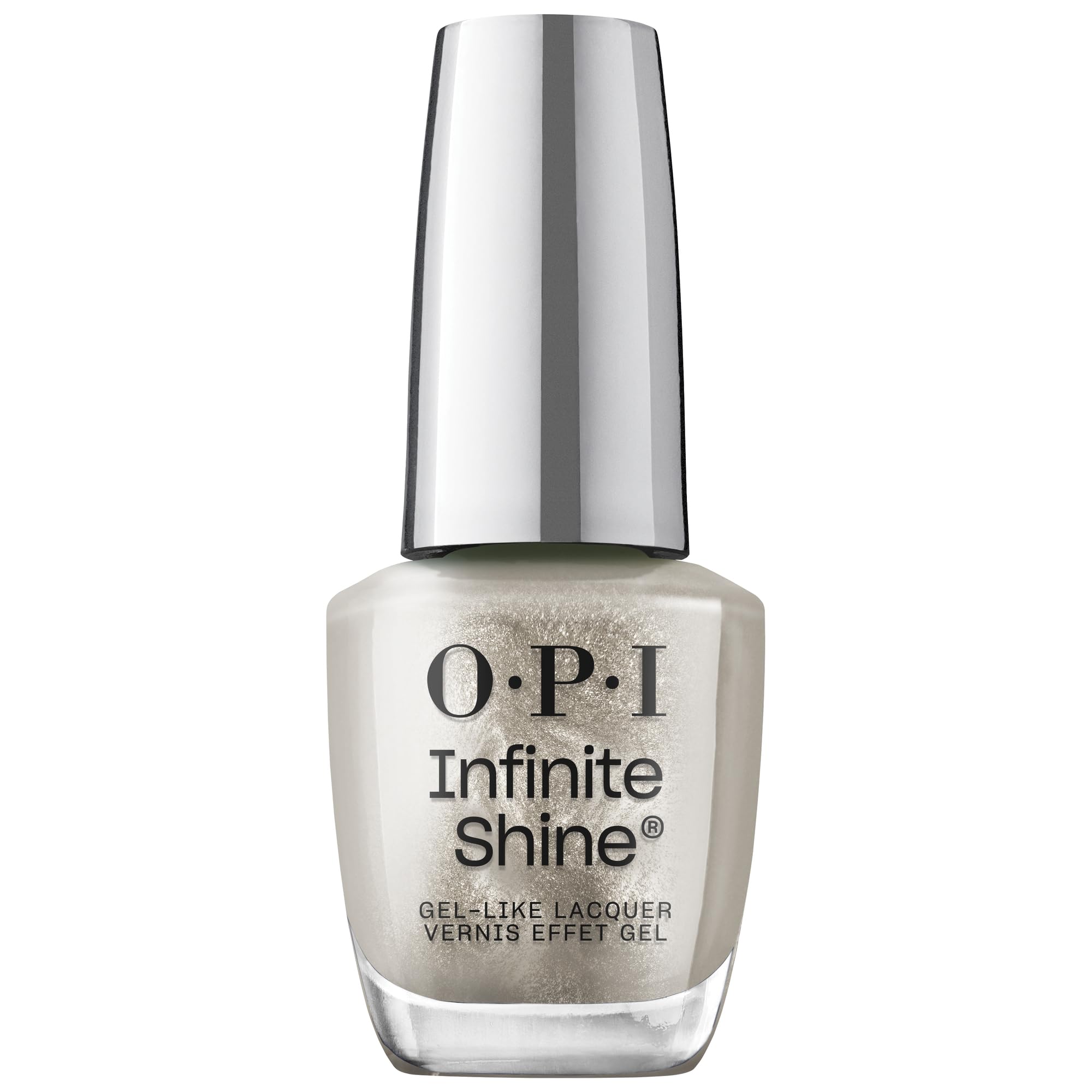OPI Infinite Shine Grautöne – vorgehärtete Gel-Technologie ohne UV-Lampe – bis zu 11 Tage Halt – langanhaltender, veganer Nagellack – 15ml