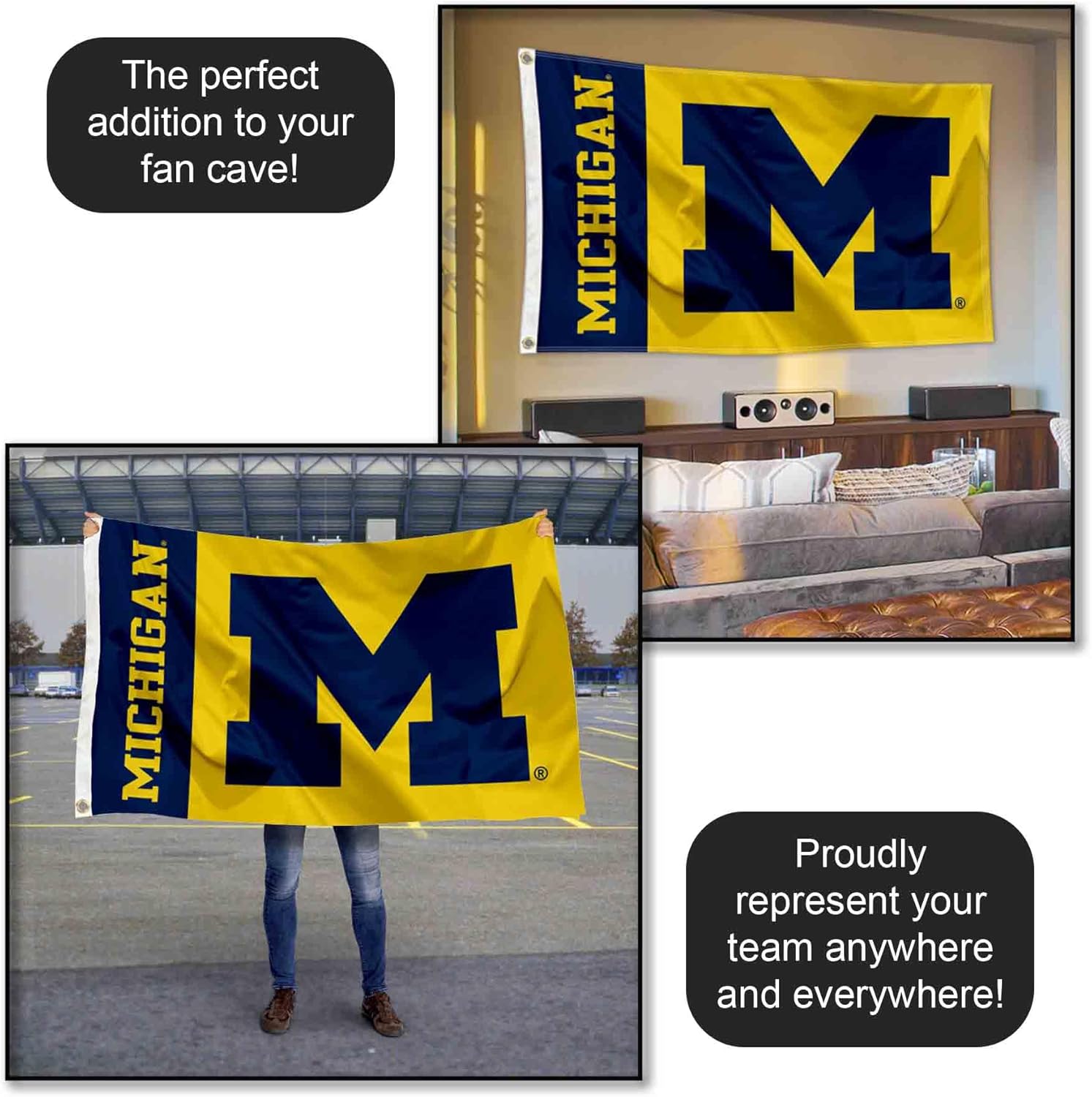 Michigan Maize College Flag