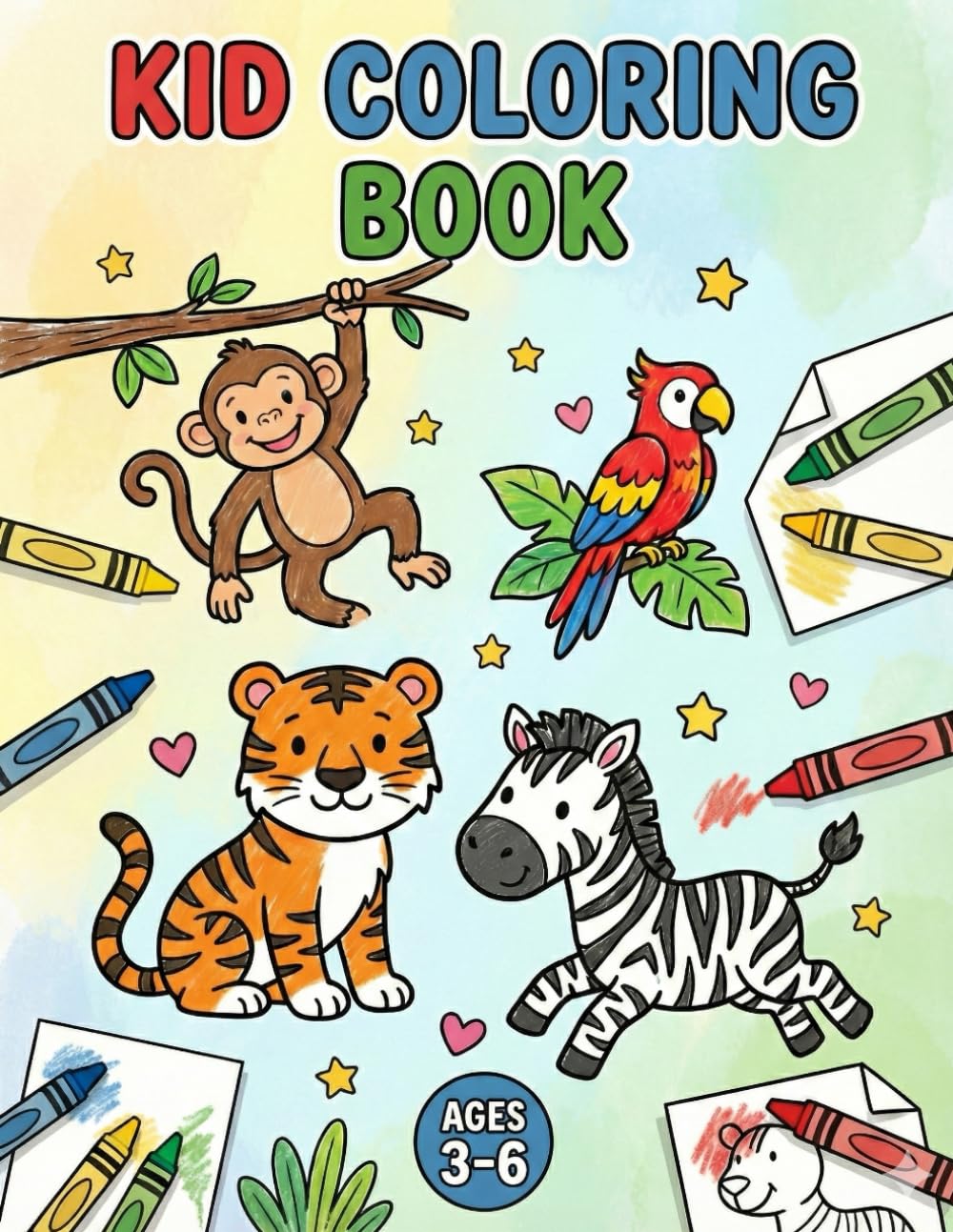 Kids fun coloring book