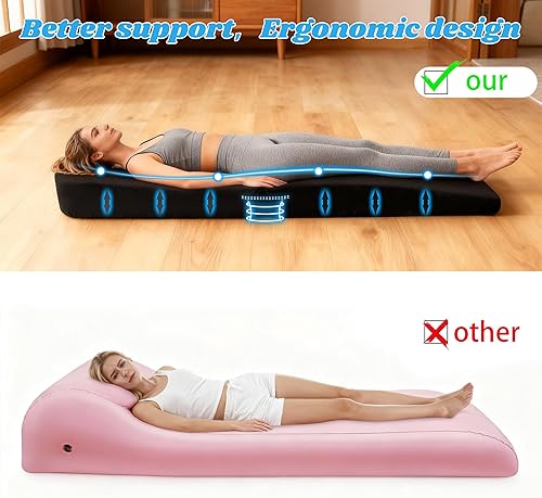 Miniatura 5 de BBL Bed After Surgery for Sleeping, almohada ergonómica BBL más grande con agujero, espuma de apoyo de alta densidad, colchón brasileño de