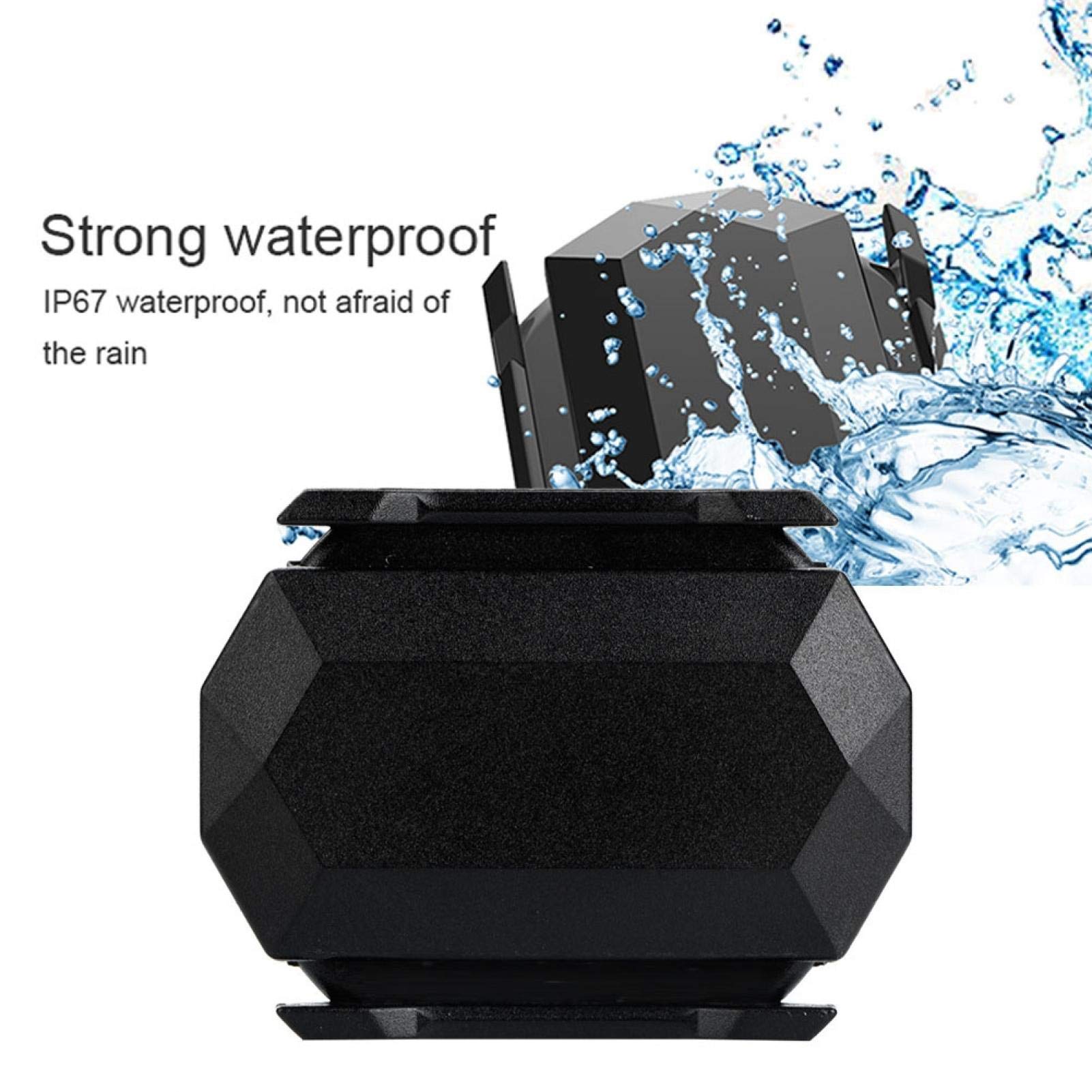 Rowerowy czujnik rytmu, Rowerowy czujnik rytmu, Wodoodporny licznik rowerowy Bezprzewodowy czujnik rytmu prędkości Bluetooth Zestaw akcesorium rowerowe