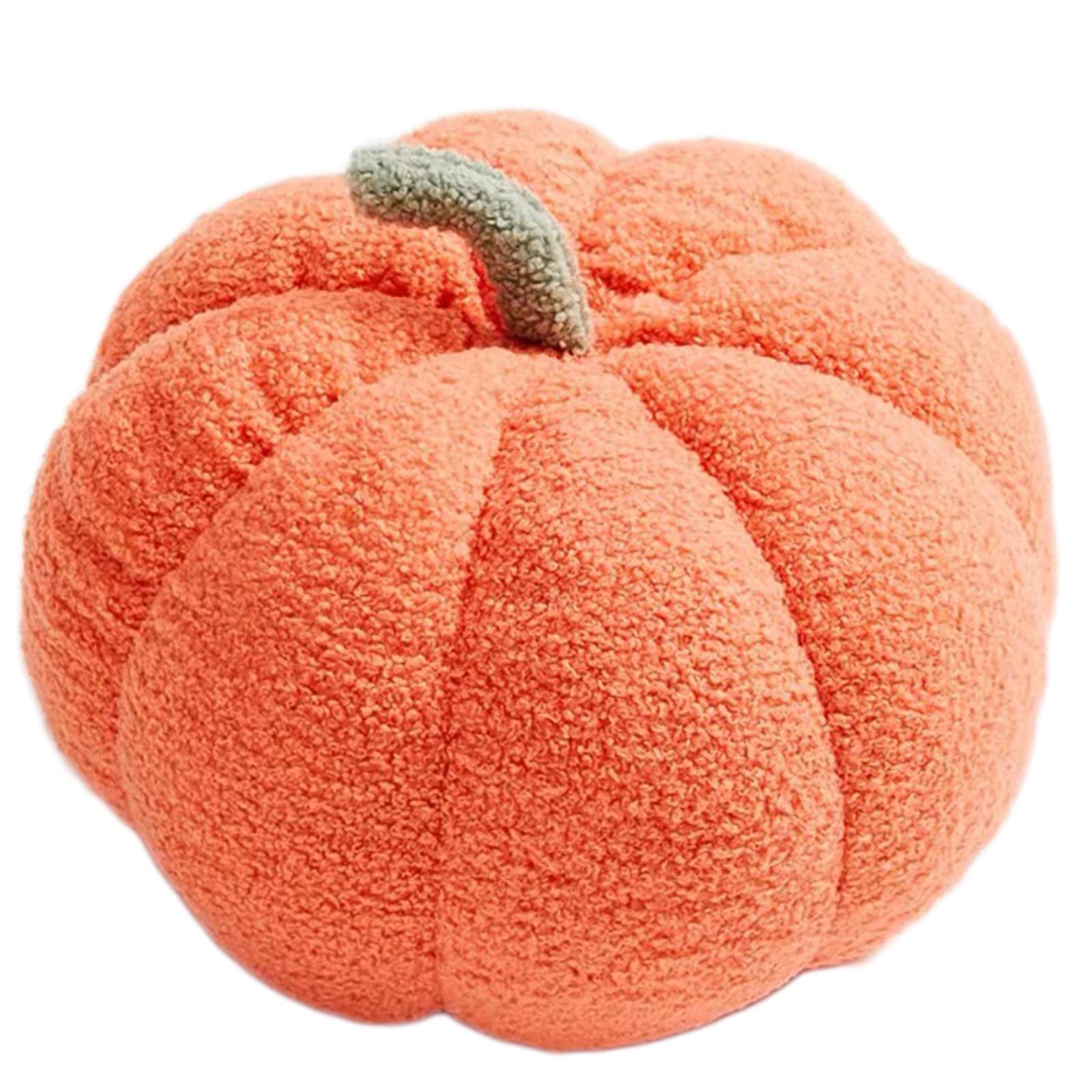 Yhplxyuus Woody Decoration Pumpkin Shaped Pillow Nordic Room Decor Pillow Plush Sofa Living Room Bedside Bed Cushion Gift Pumpkin Shaped